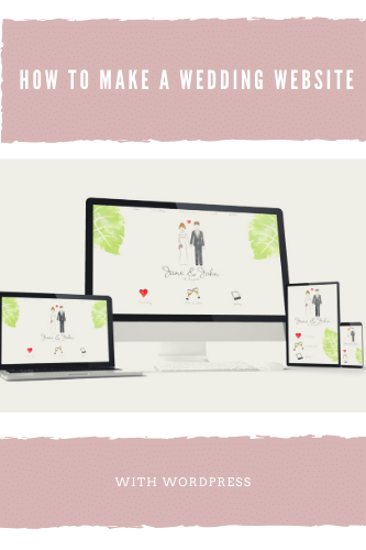 How To Make A Wedding Website With Word Press